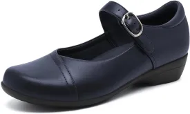 Athlefit Mary Jane Flats for Women Dressy Ballet Flats Shoes Comfortable Round Toe Buckle Work Flat Shoes