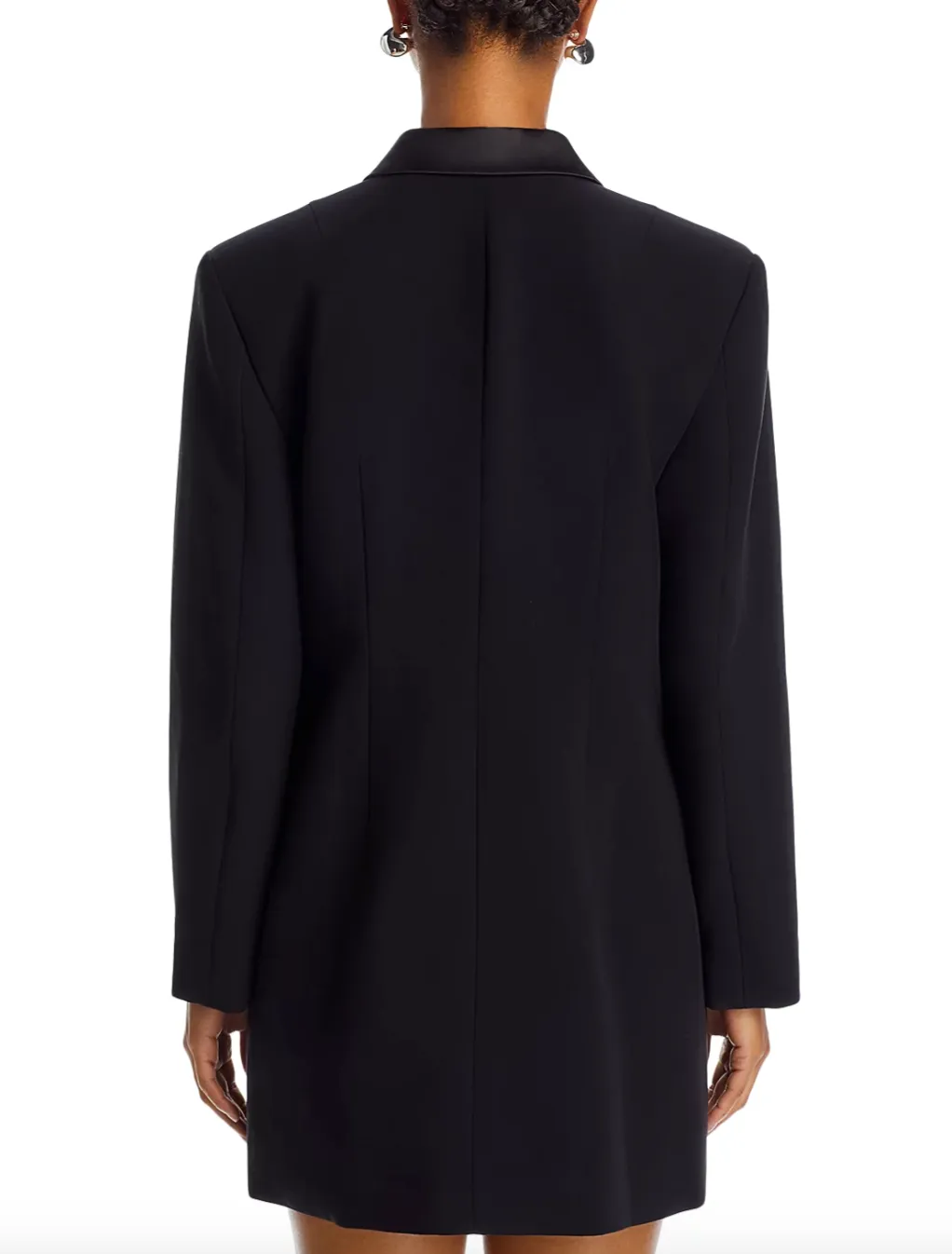 Azra Carey Mini Blazer Dress in Black