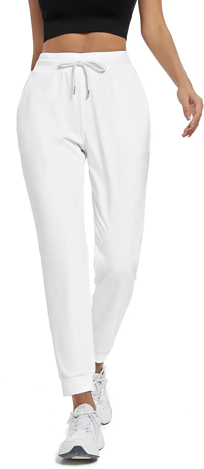Blaosn Workout Joggers Pants for Women with Pockets Gym Yoga Athletic Sweatpants Girls Lounge Leggings Trendy Clothes Fall