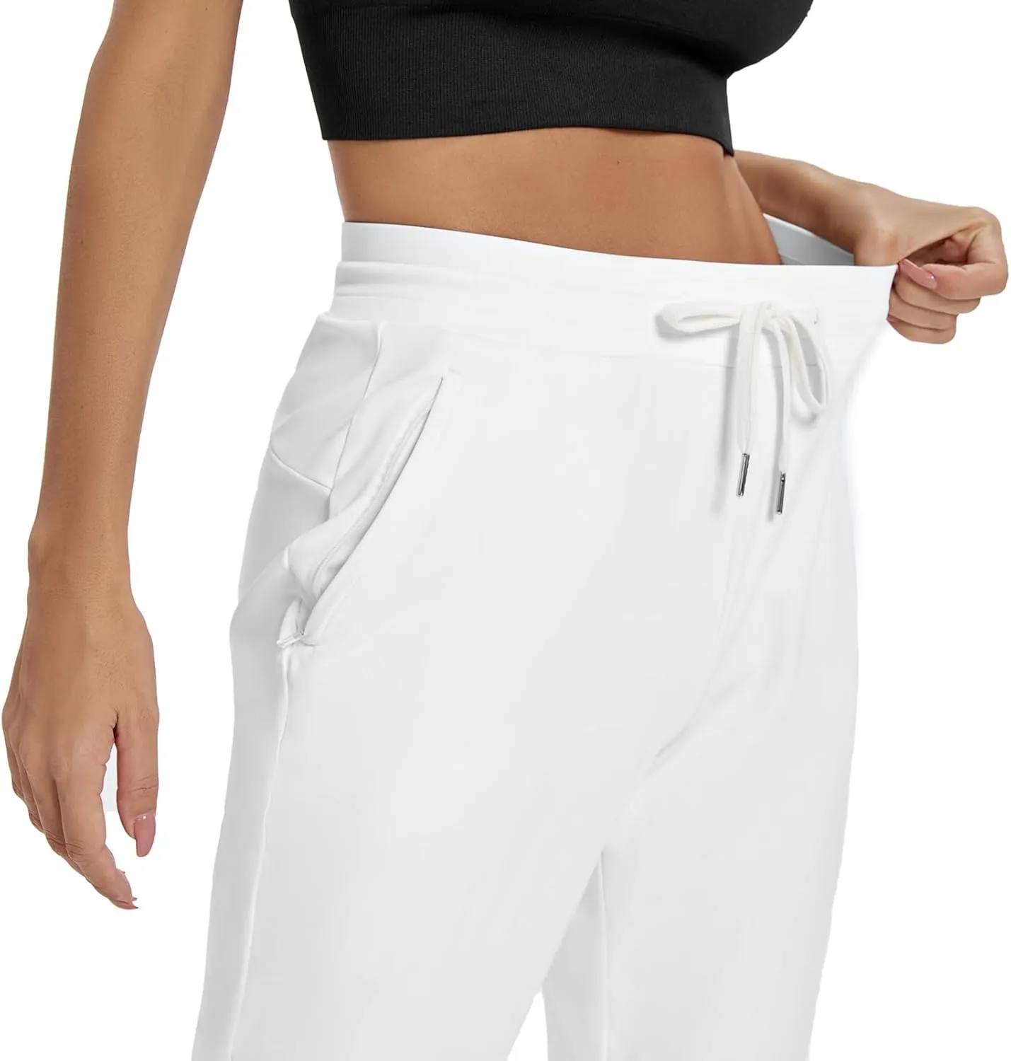 Blaosn Workout Joggers Pants for Women with Pockets Gym Yoga Athletic Sweatpants Girls Lounge Leggings Trendy Clothes Fall