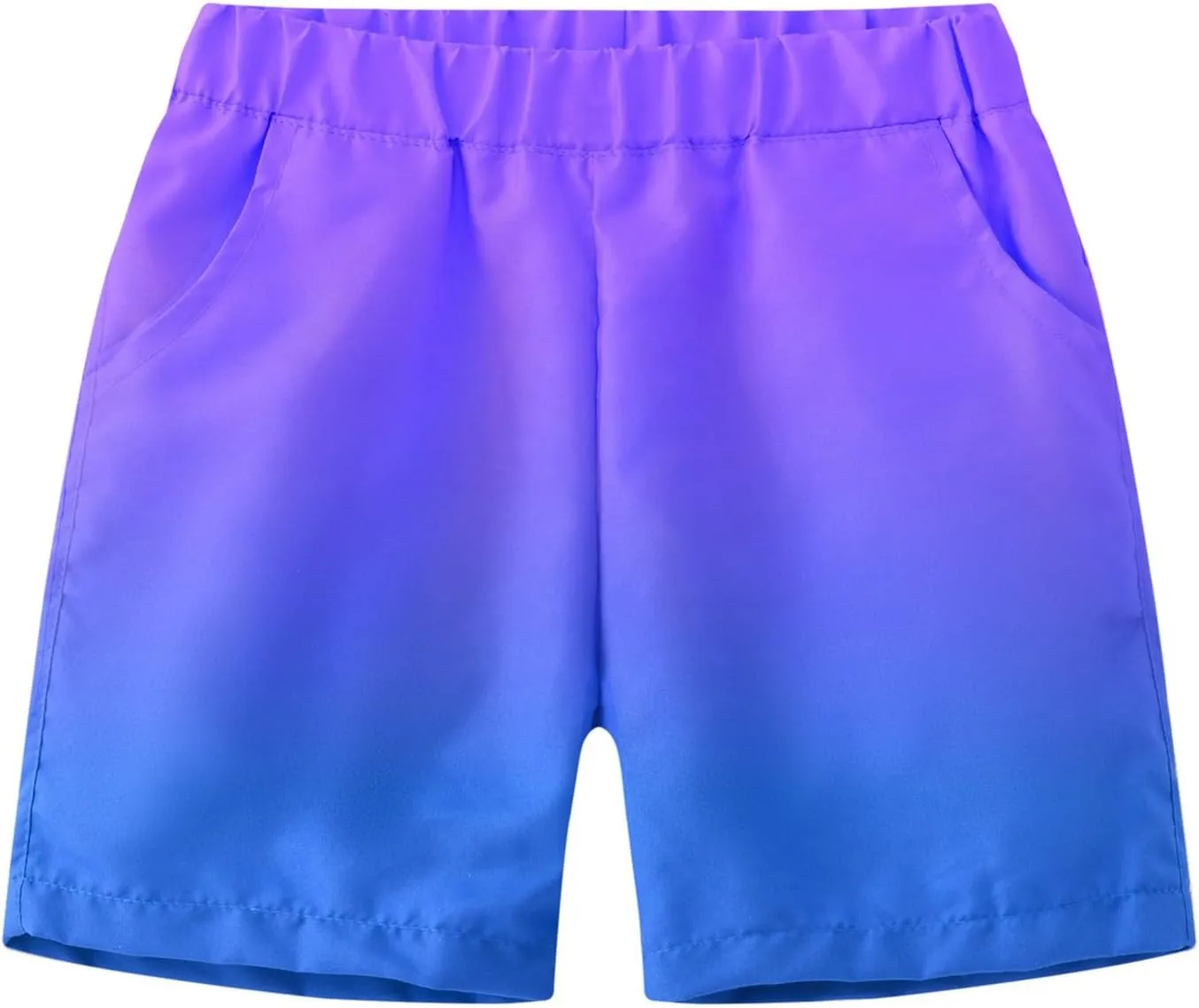 Boys Pull On Preppy Shorts Girls Cotton Elastic Quick Dry Athletic Running Shorts Kids Casual Summer Clothes with