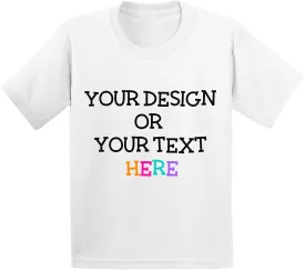 Custom Baby Shirt for Boys Girls Personalized Your Own Image Photo Text T-Shirt Front Print ONLY