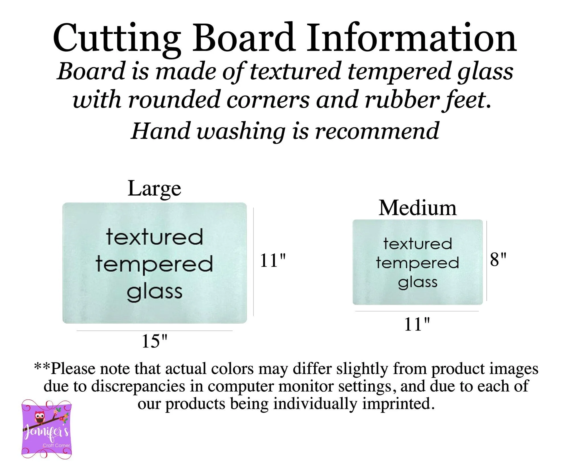 Gather Here Fall Glass Cutting Board