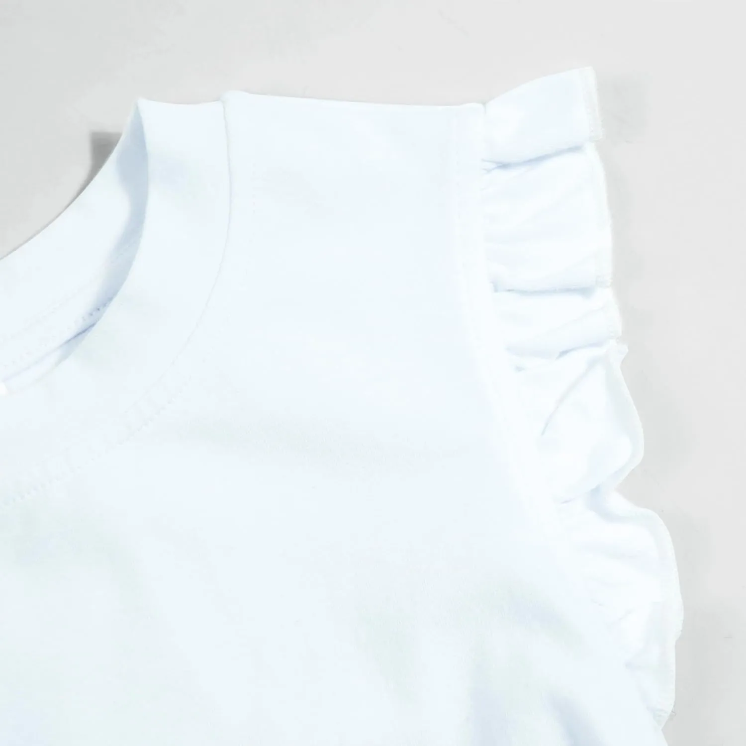 Girls Ruffle Short Sleeve Shirts Ruched Knot Side Tunic Blouse Fashion Summer Tee Tops for 5-12 Years