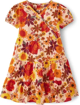 Gymboree Girls' and Toddler Short Sleeve Tiered Dresses