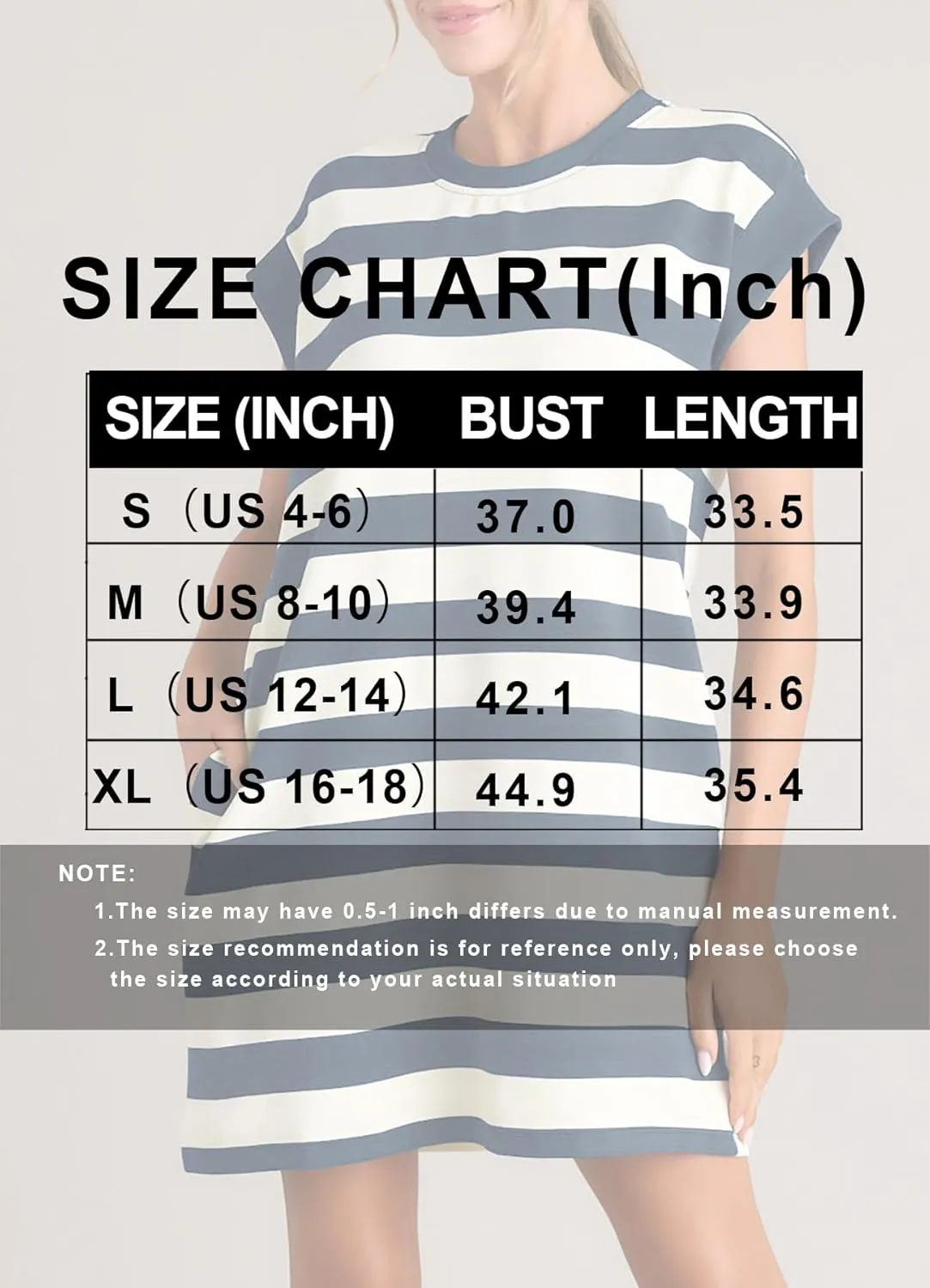 MITILLY Womens Striped Casual Summer Dresses Crewneck Cap Sleeve Color Block Shift Tshirt Short Dress with Pockets New