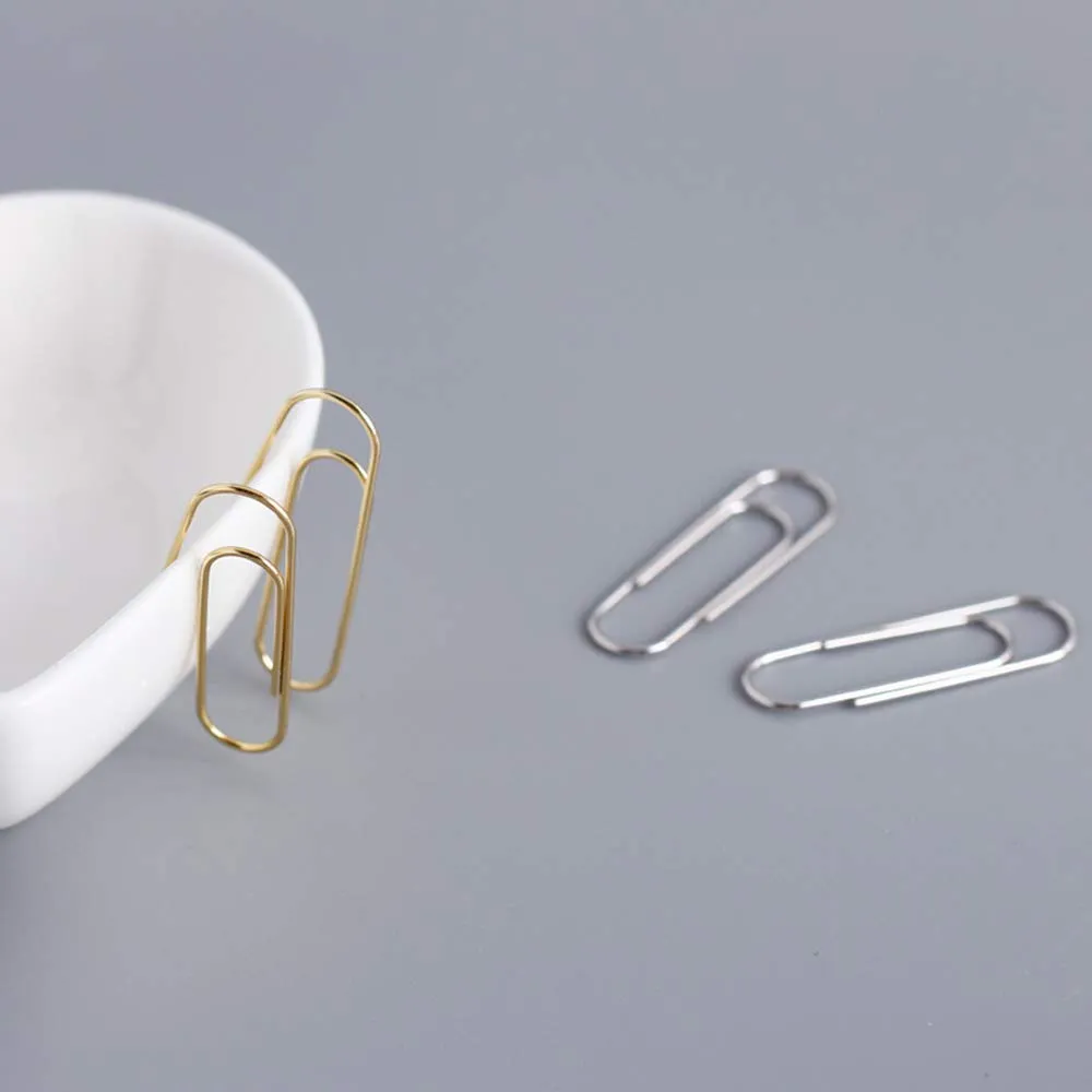 Paper Clip Cartilage Small Hoop Earrings for Women S925 Sterling Silver Fashion Minimalist Punk Goth Safety Pin Dangle Drop Thin Huggie Hoops Lightweight Personalized Gifts Bff Daugther (Silver)