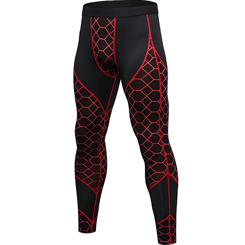 Tight Compression Elastic Men's Tights for Training - SF1377