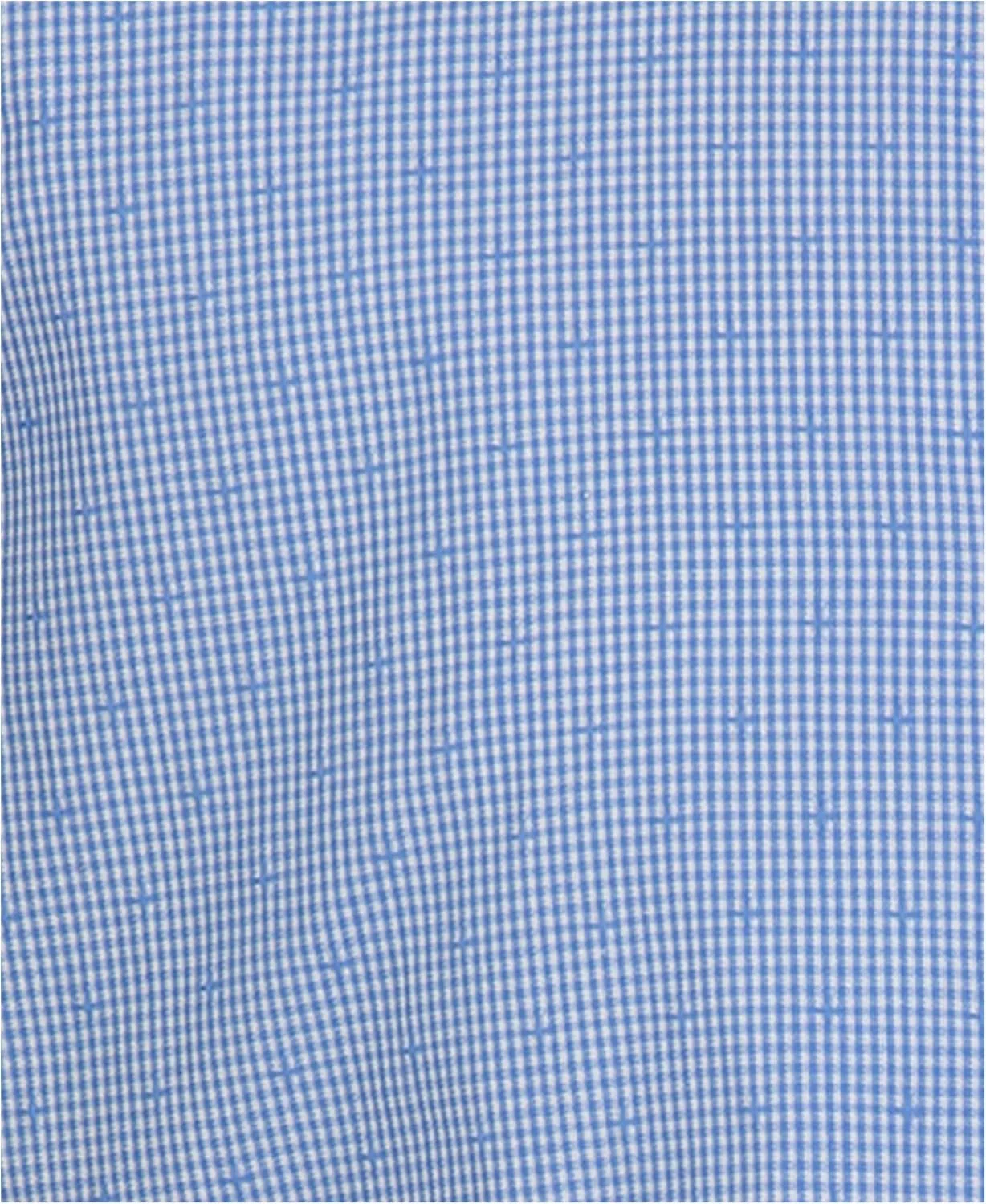 Tommy Hilfiger Boy's Long Sleeve Dress Shirt, Collared Button-down With Cuff Sleeves, Gingham
