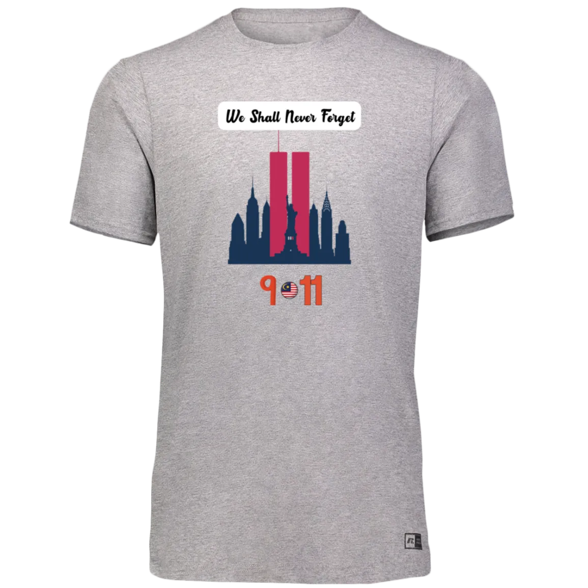 Unisex Dri-Power Tee--We Shall Never Forget