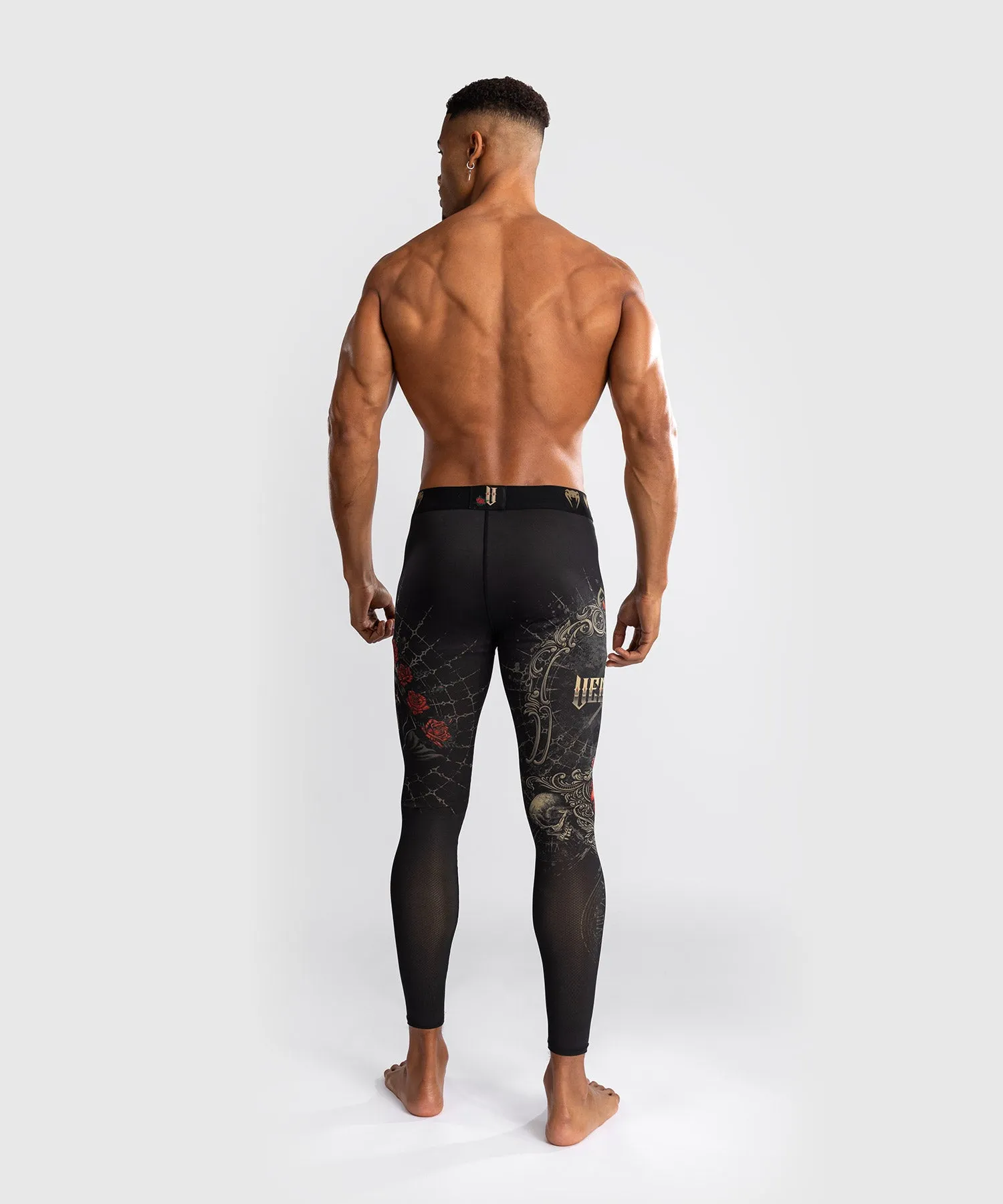 Venum Santa Muerte 5.0 Men’s Spats - Deep Black/Gold